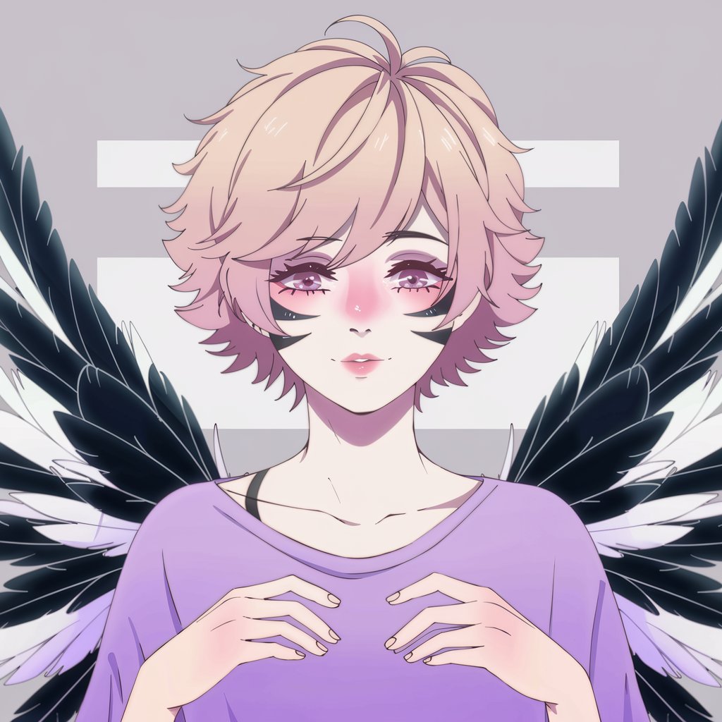 Aesthetic Anime Boy Art - Pink SHirt